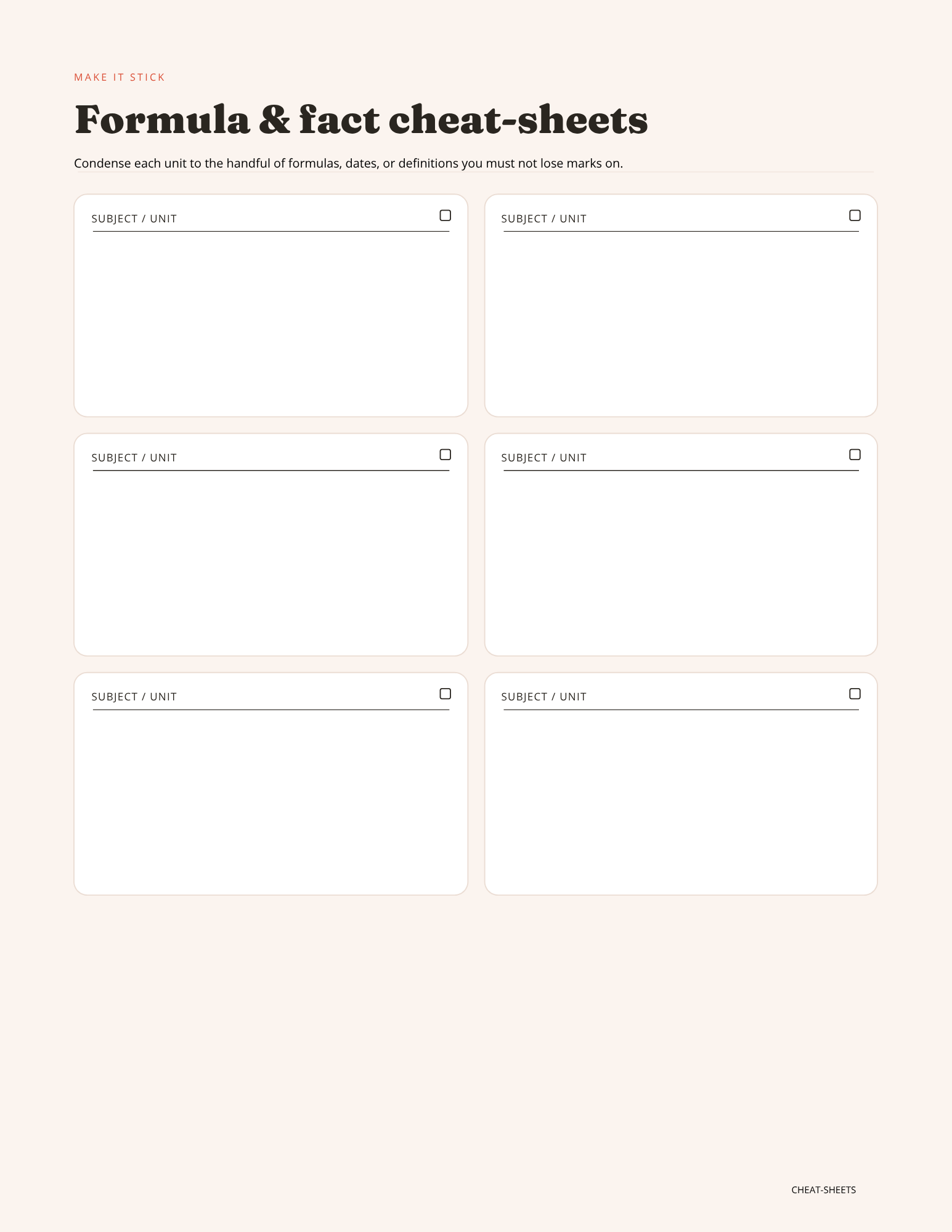 Study Revision Planner (Bundle) | Exam Tracker, Weekly & Daily Pages