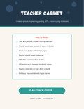 Teacher Cabinet (Teacher Life Planner + IEP/Classroom Trackers)