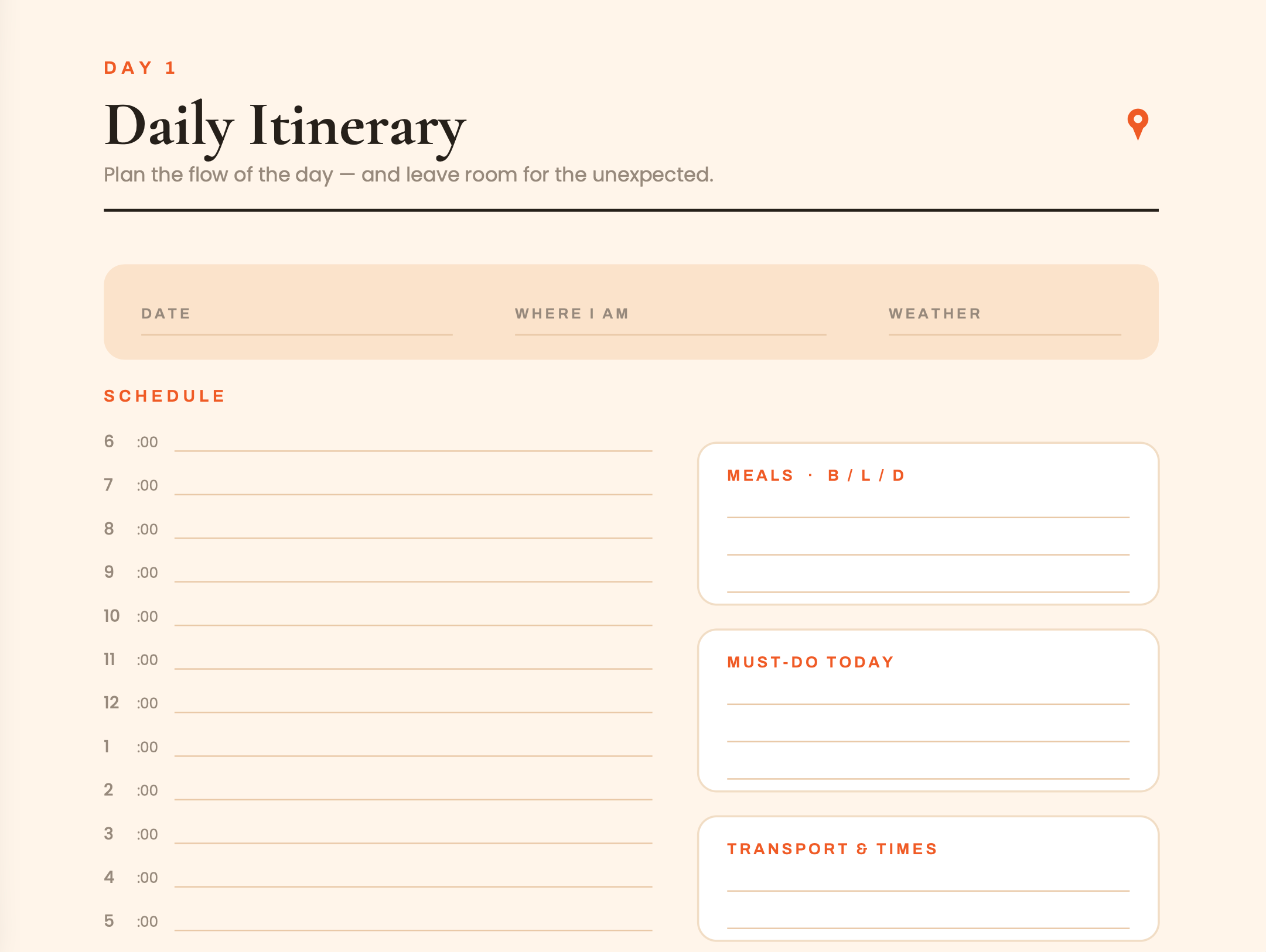 Travel Itinerary Planner