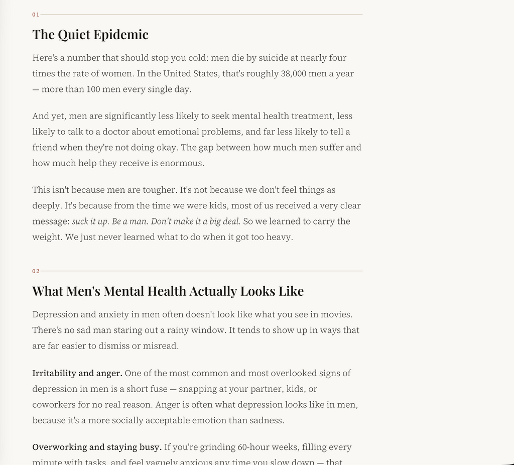 Man Up to Mental Health