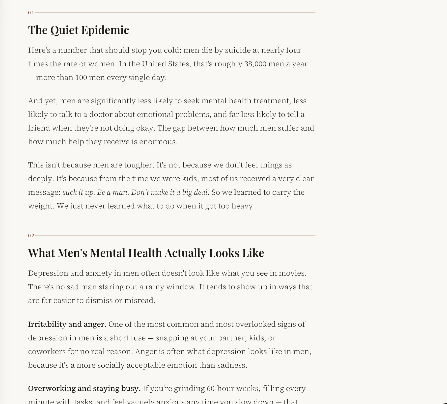 Man Up to Mental Health