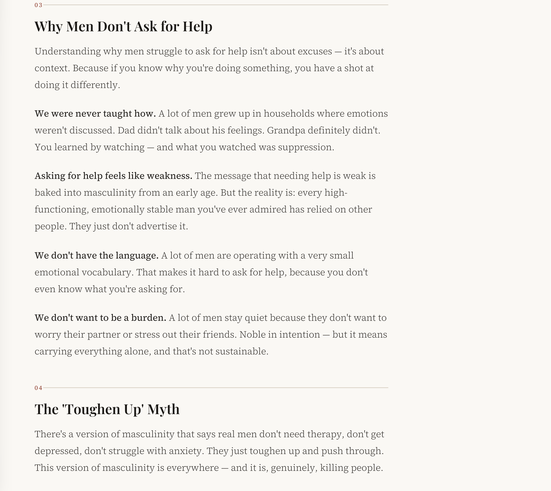 Man Up to Mental Health