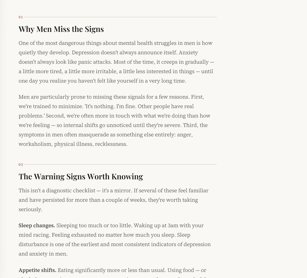 Man Up to Mental Health