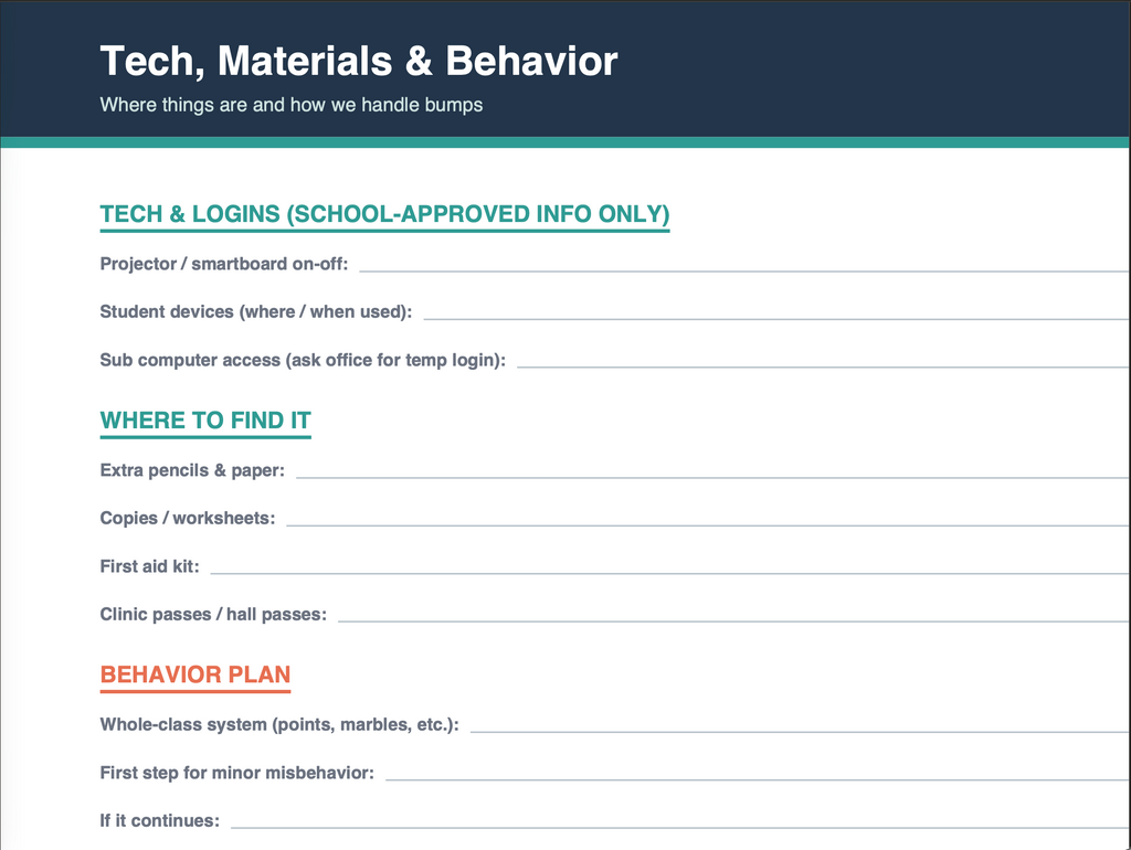 Admin Logs + Printable Student Activities (Bundle)