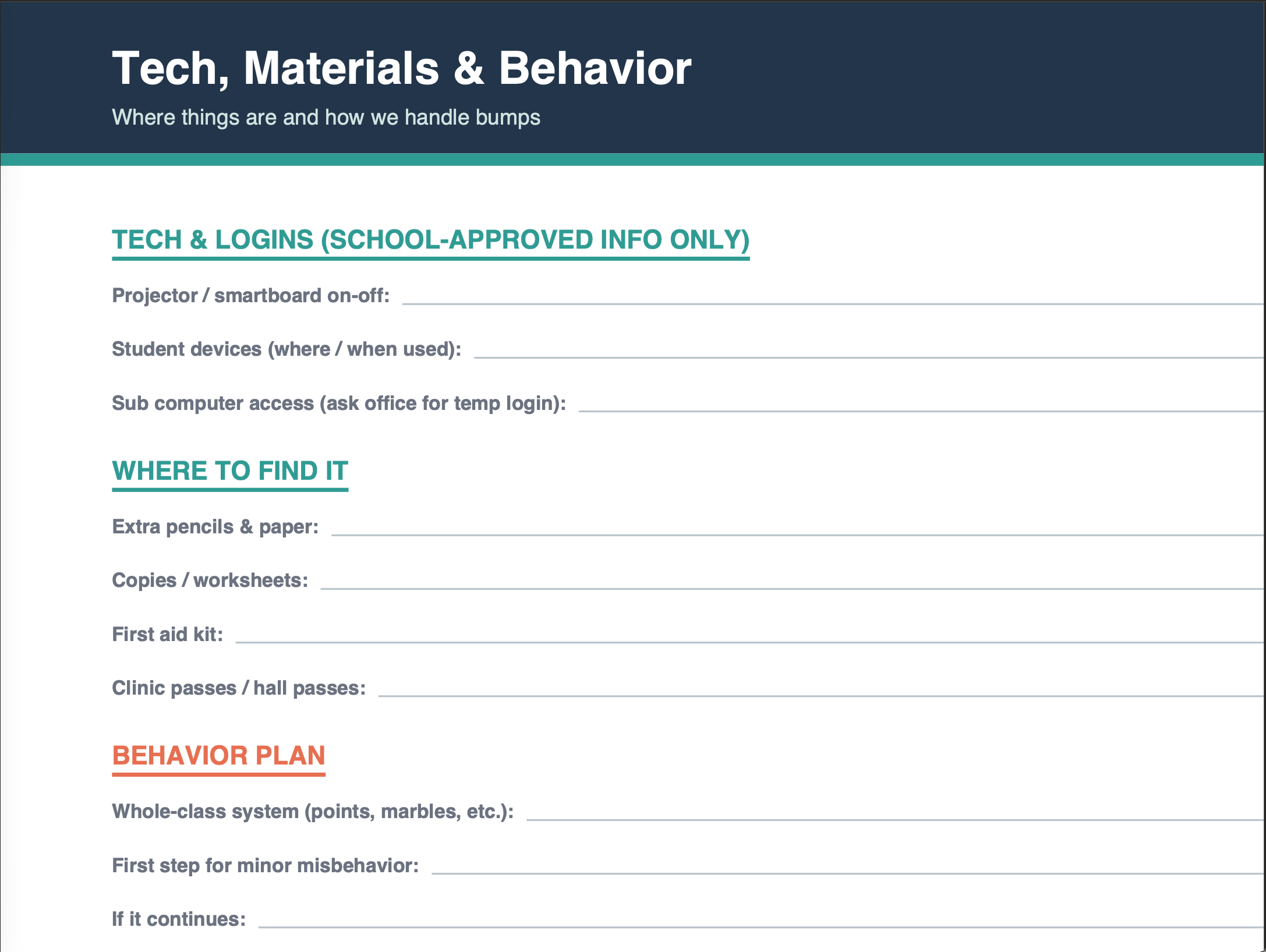 Admin Logs + Printable Student Activities (Bundle)