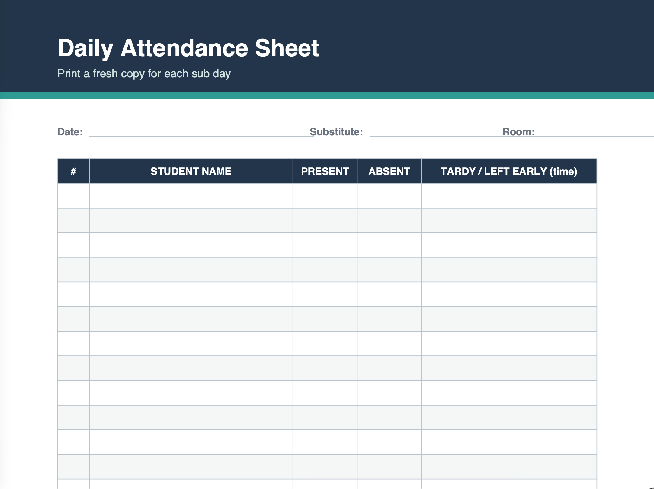 Admin Logs + Printable Student Activities (Bundle)