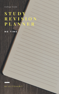 Study Revision Planner Printable | Exam Tracker, Weekly & Daily Pages