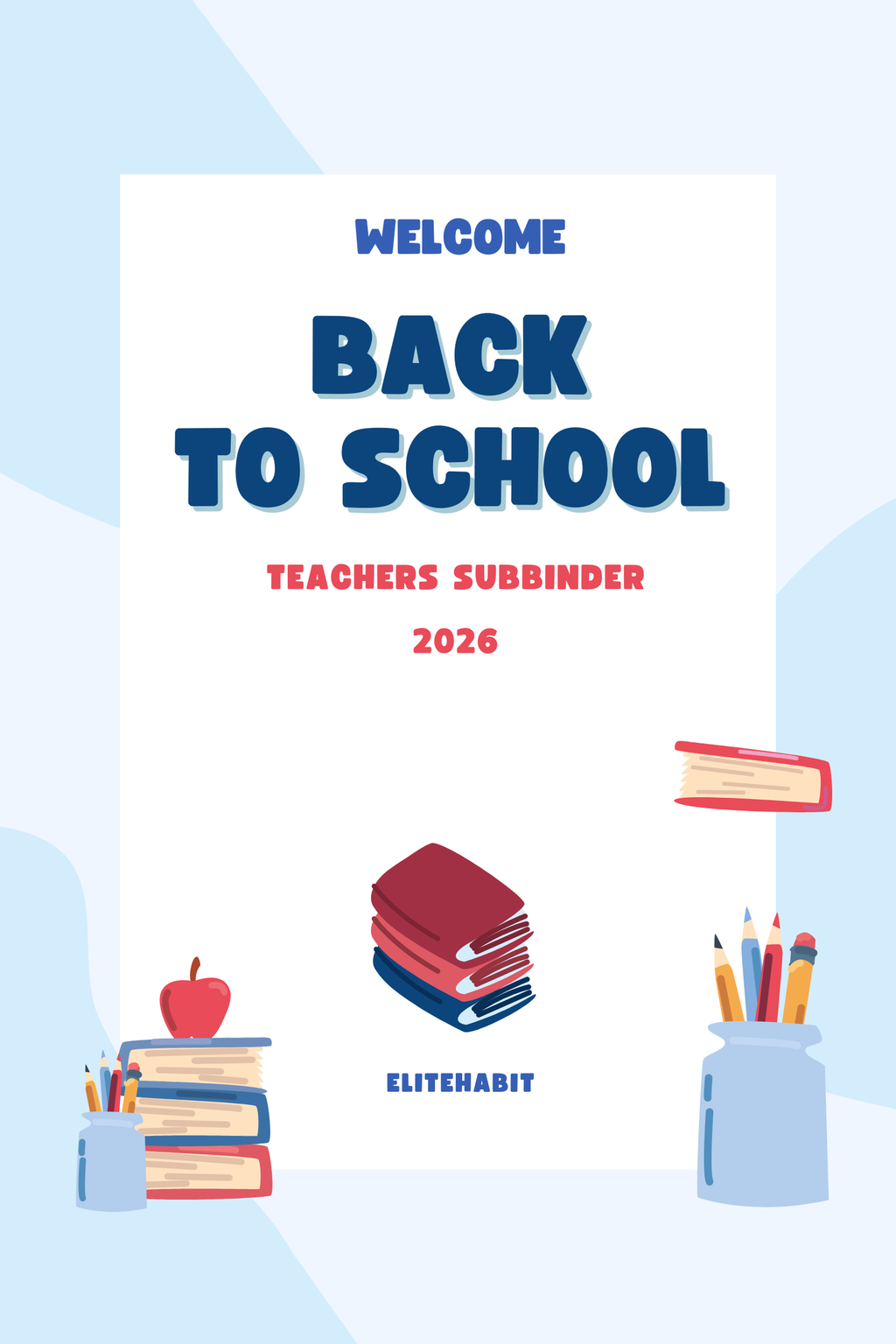 Mega Teacher Bundle (Sub-Tub Kit + Teacher Life Planner + IEP/Classroom Trackers)
